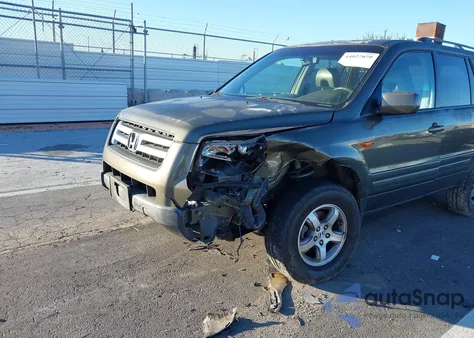 2006 Honda Pilot Ex-L from USA, damaged, VIN 5FNYF28586B009309